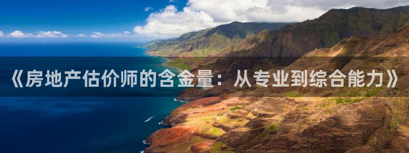 新宝5如何注册登录：《房地产估价师的含金量：从专业到综合能力