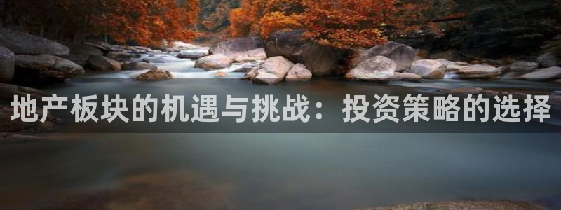 新宝5代理：地产板块的机遇与挑战：投资策略的选择