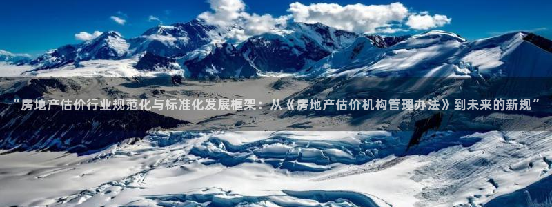 新宝_5：“房地产估价行业规范化与标准化发展框架：从《房地产