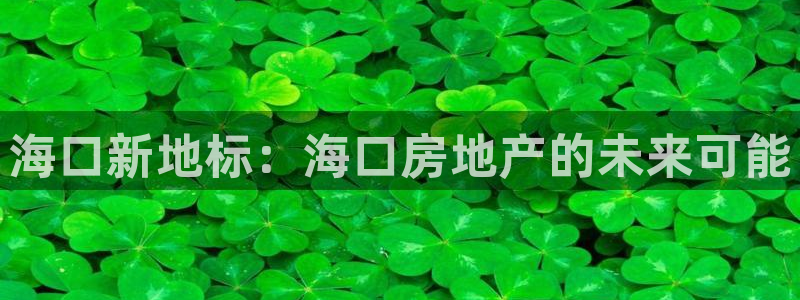 新宝5测速平台登录：海口新地标：海口房地产的未来可能