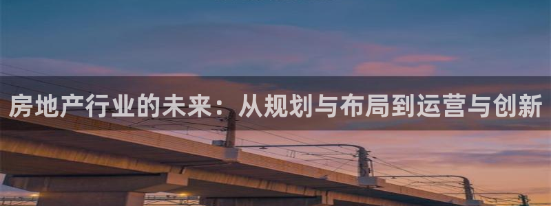 新宝5平台：房地产行业的未来：从规划与布局到运营与创新