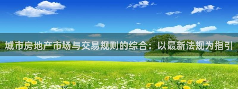 新宝5app：城市房地产市场与交易规则的综合：以最新法规为指