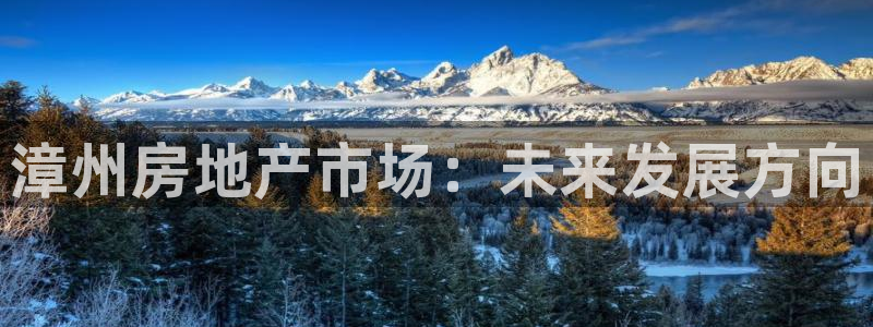 新宝5注册测速登录：漳州房地产市场：未来发展方向
