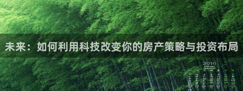 新宝5巅峰：未来：如何利用科技改变你的房产策略与投资布局