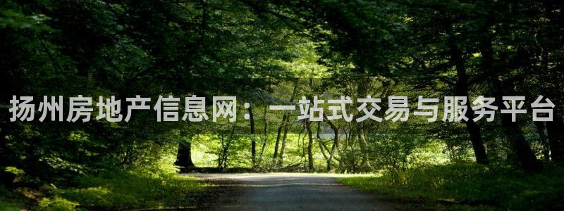 新宝5平台登录注册：扬州房地产信息网：一站式交易与服务平台