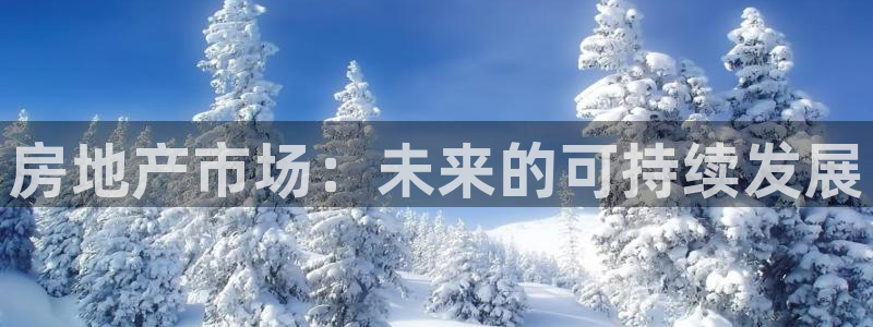 新宝5下载软件：房地产市场：未来的可持续发展