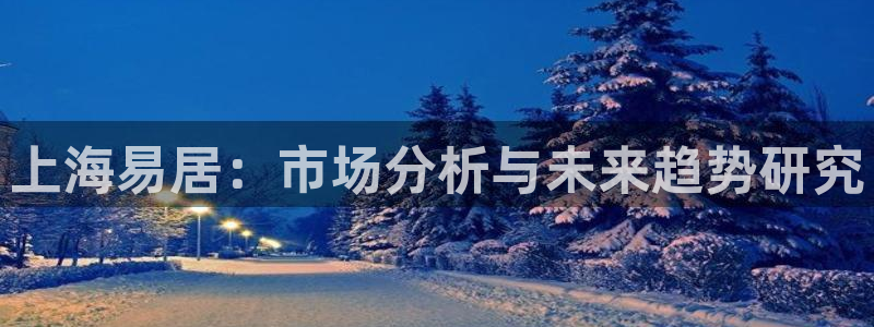 新宝5娱乐代理：上海易居：市场分析与未来趋势研究