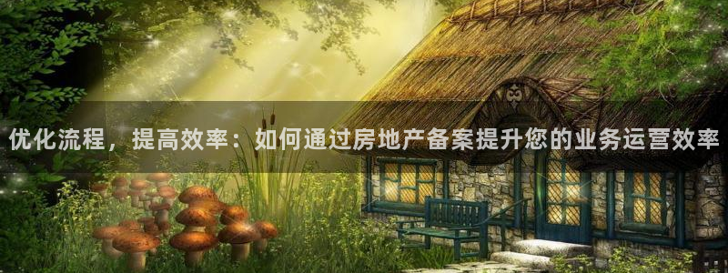 新宝5褚32OO59：优化流程，提高效率：如何通过房地产备案